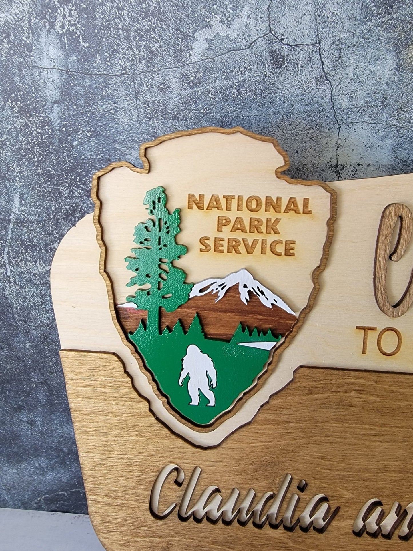 National Park Service Welcome Sign - EverLee Creations