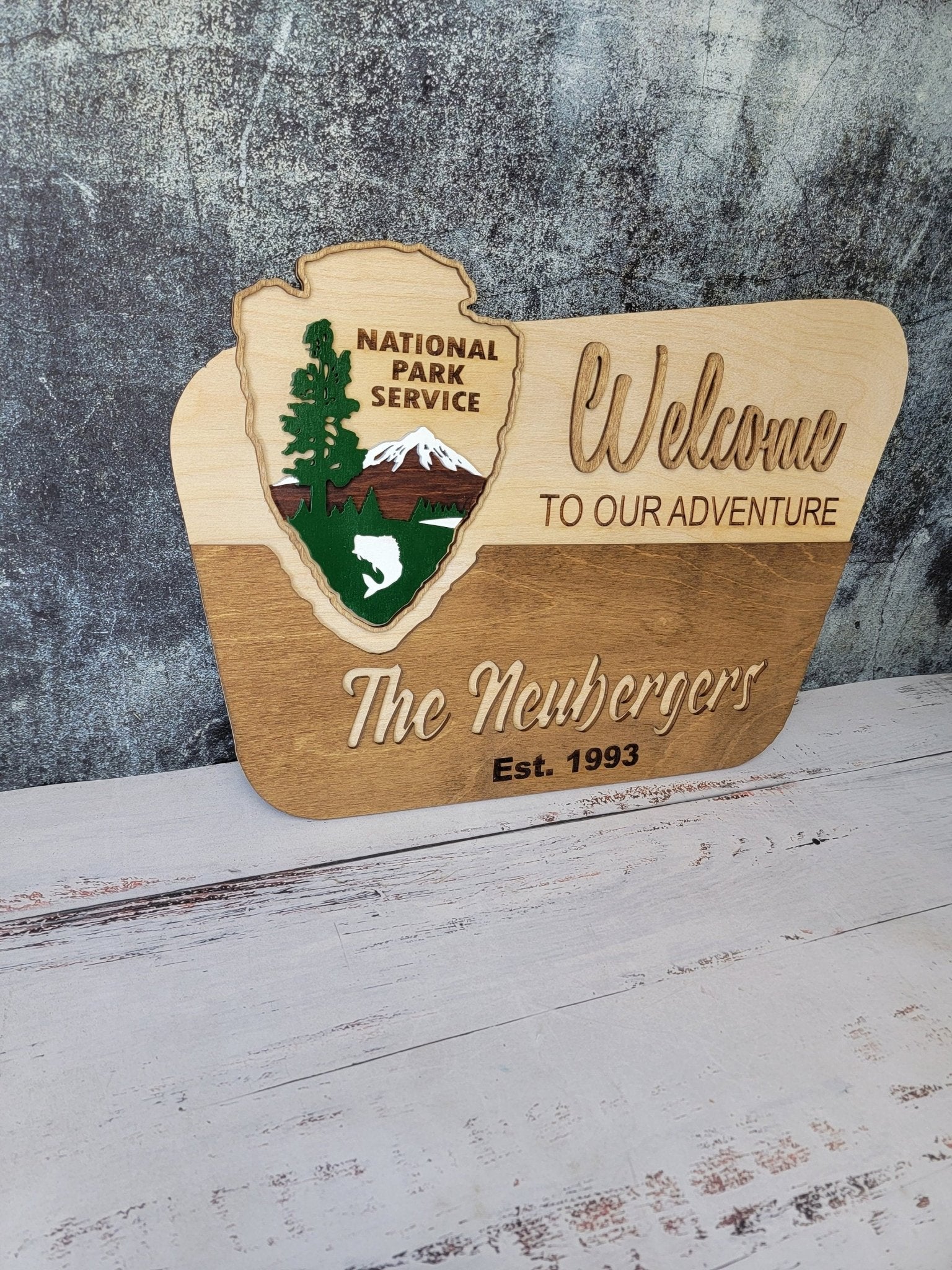 National Park Service Welcome Sign - EverLee Creations