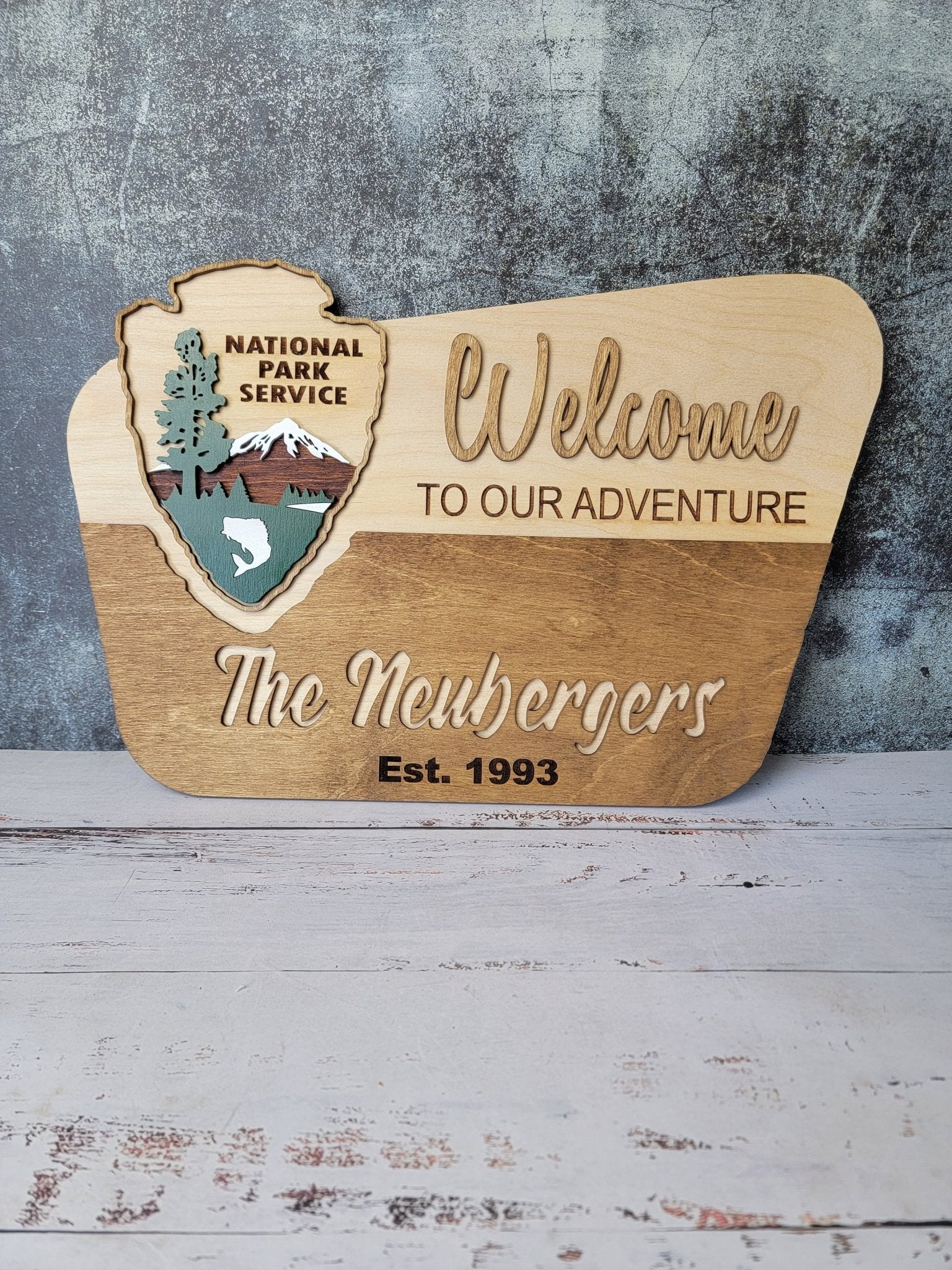 National Park Service Welcome Sign - EverLee Creations