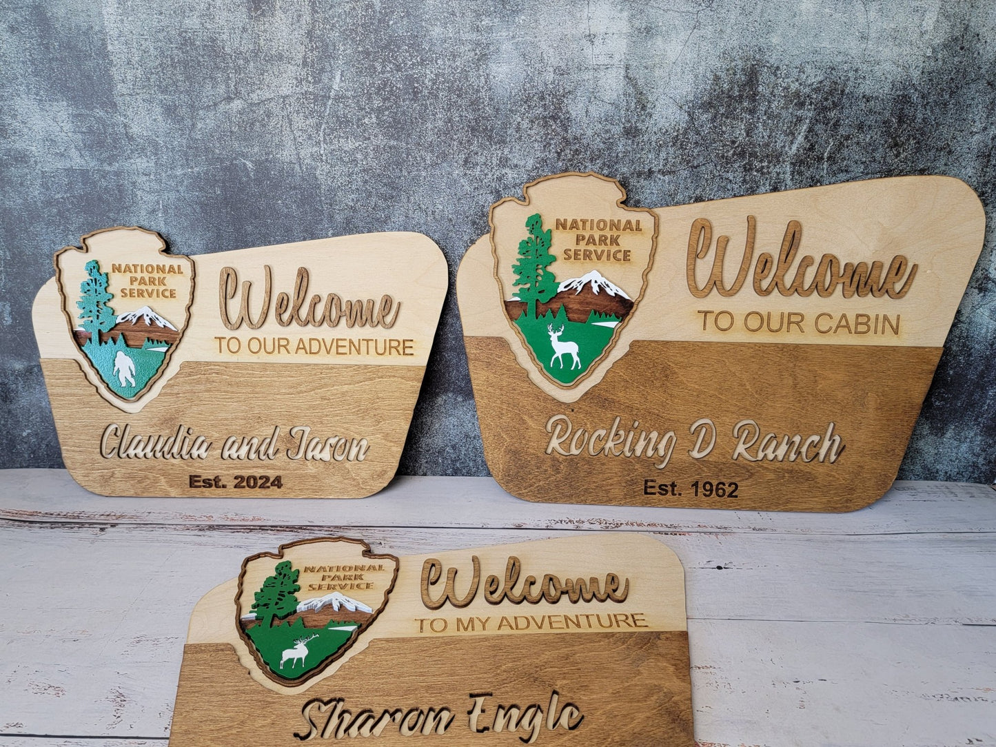 National Park Service Welcome Sign - EverLee Creations