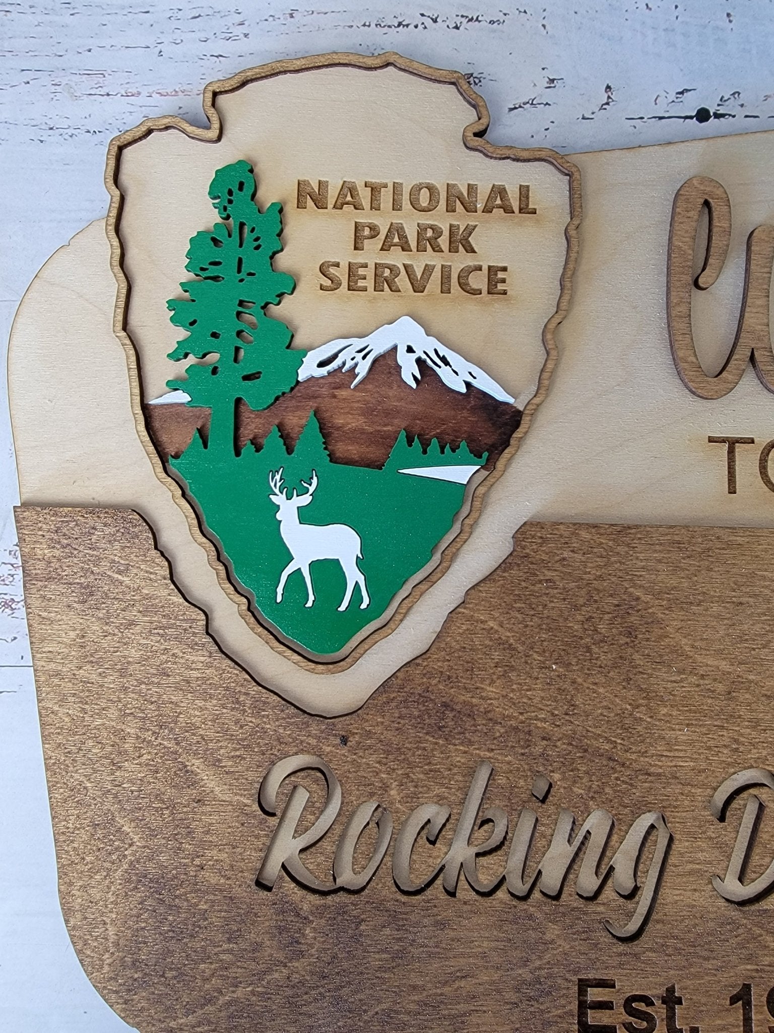 National Park Service Welcome Sign - EverLee Creations