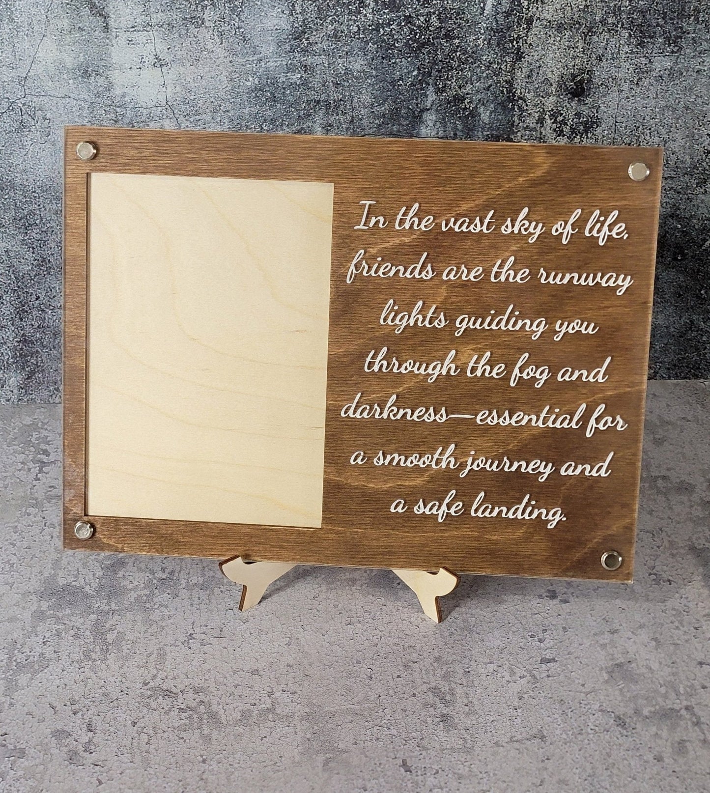 Picture Frame With Your Personal Message or Quote - EverLee Creations