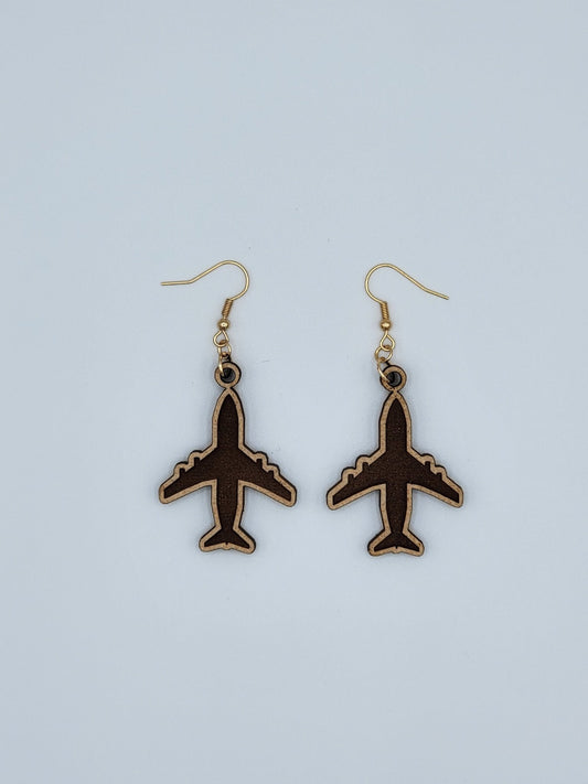 Plane Earrings - EverLee Creations