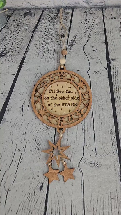 Memorial Ornament Loss of Loved One Gift Sympathy Gift The Sky Looks Different Heart Ornament Bereavement Gift Remembrance Gift