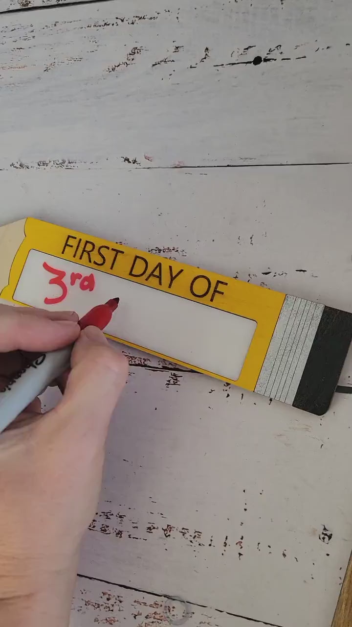 First Day of School Sign, First Day of Kindergarten, 1st Day of Preschool, Back to School Board, Reusable School Sign, Dry Erase Chalkboard