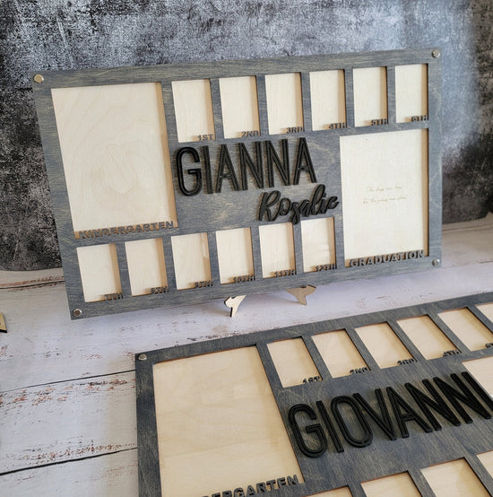 School Years Photo Frame | Kindergarten or Pre K to Graduation Picture ...