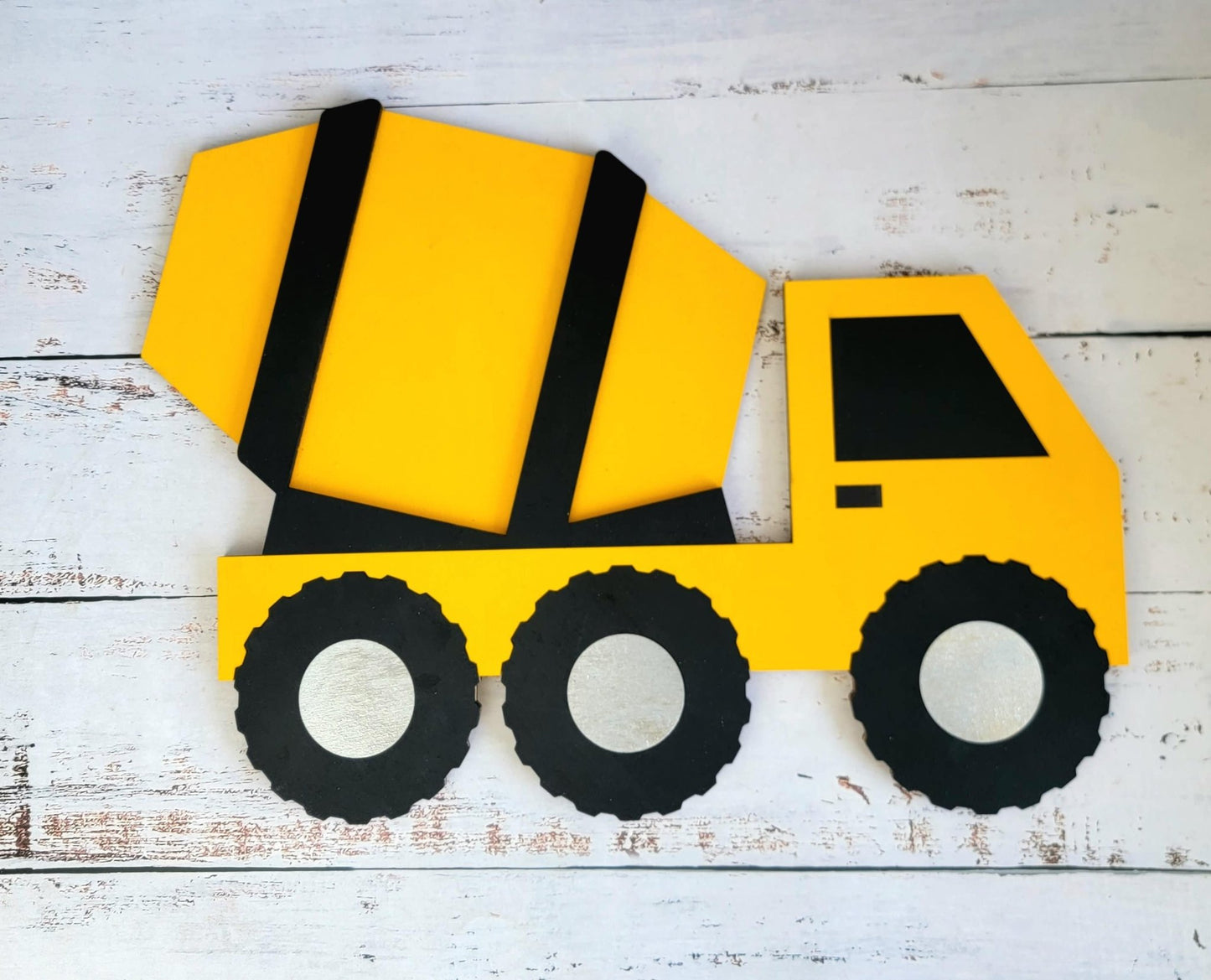 Wood Construction Wall Accessory, Construction Nursery Decor, Construction Kid Room Decor, Wooden Wall Decor, Backhoe wall decor - EverLee Creations