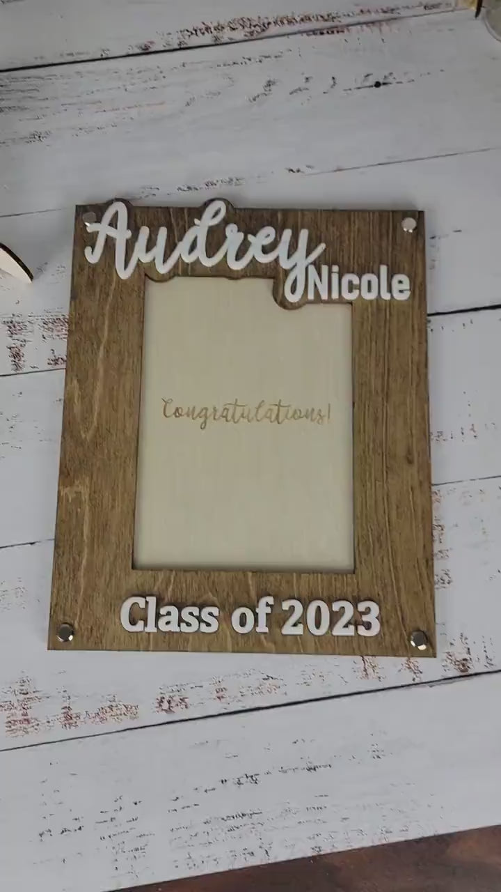 Graduation 2023 Picture Frame | Personalized Class of 2023 Gift for Graduates | 2023 Graduation Gift | Graduate Class of 2023 Photo Frame