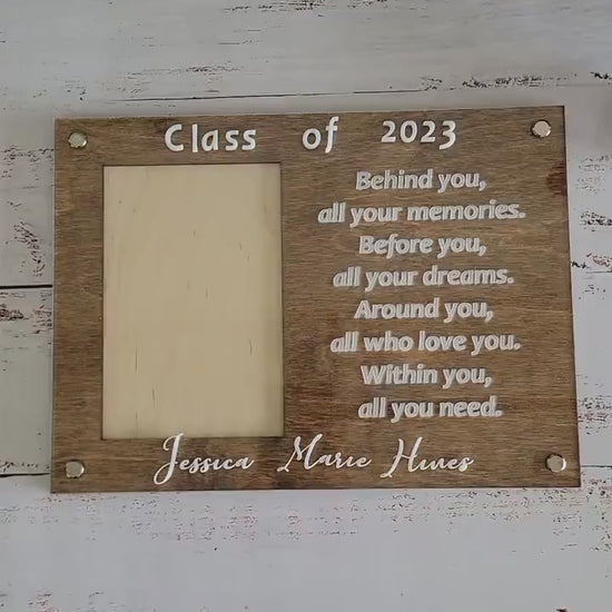 Graduation Gift 2023 Picture Frame | Personalized Class of 2023 Gift for Graduates | 2023 Graduation Gift | Graduate Photo Frame