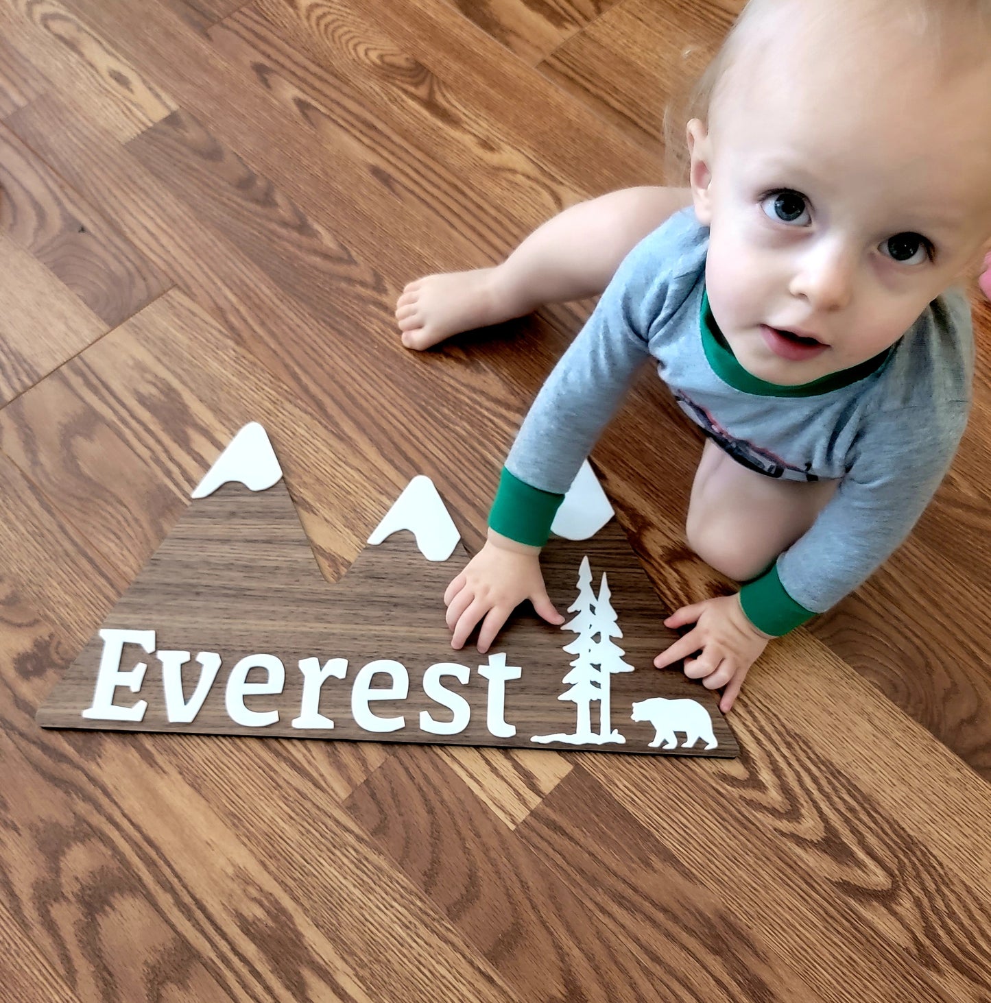 Mountains Personalized sign