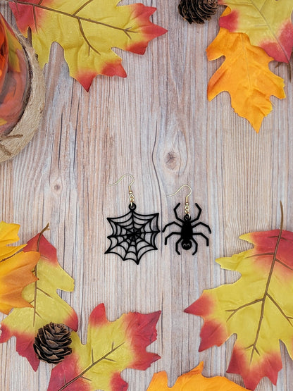 Halloween Earrings ! Pumpkin , Witch, Witch Hoops , Spider and Web| Have an idea? I can make that too!
