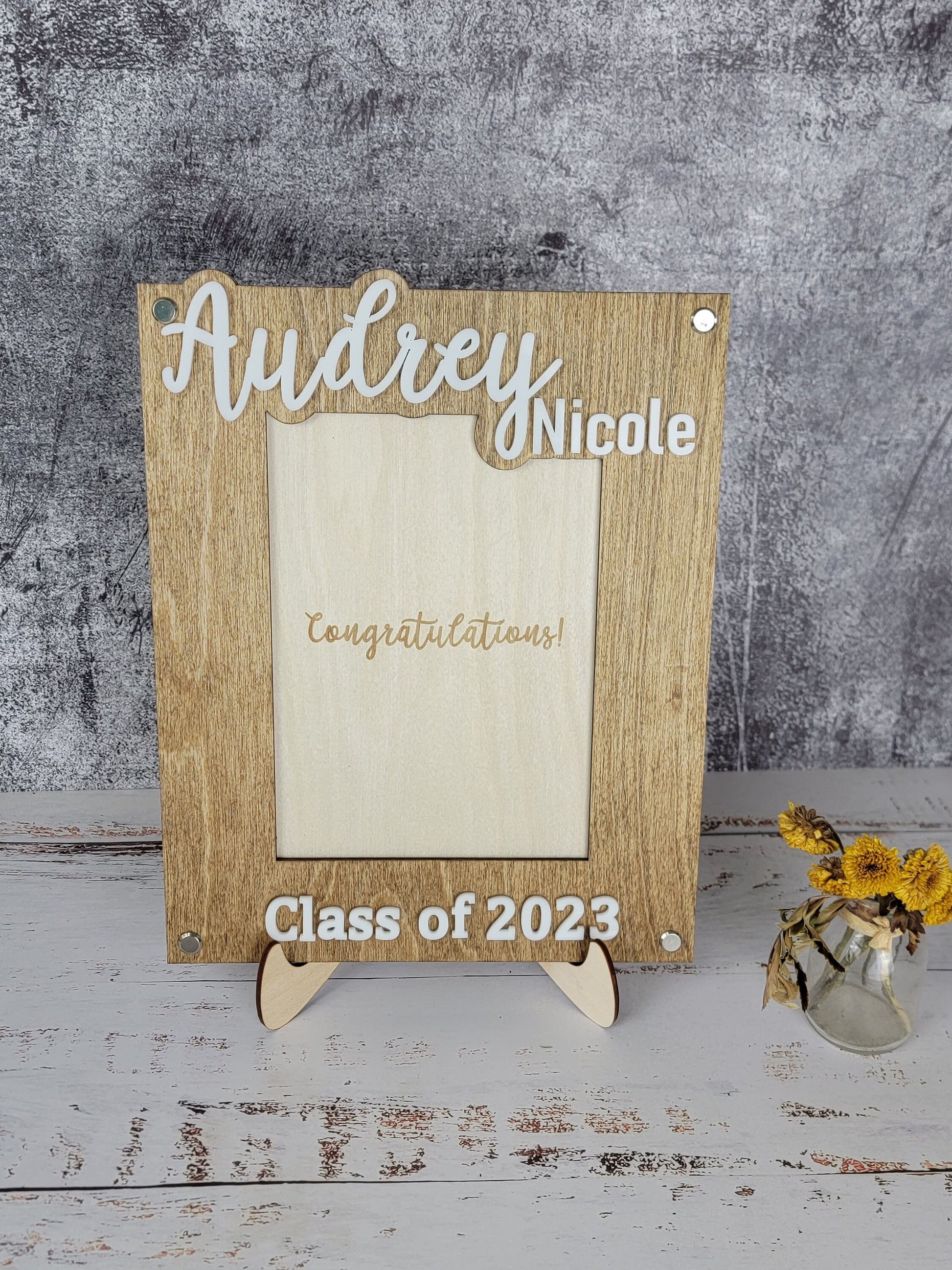 Graduation 2023 Picture Frame | Personalized Class of 2023 Gift for Graduates | 2023 Graduation Gift | Graduate Class of 2023 Photo Frame